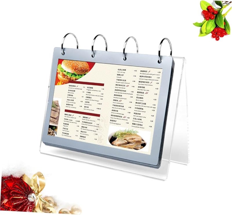 Acrylic Double Sided Price Tag Holder For Menus Name Cards And Displays - Image 3